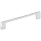 Contemporary Pull, 5-1/16" Center-to-Center, Chrome, Crystal alt 0