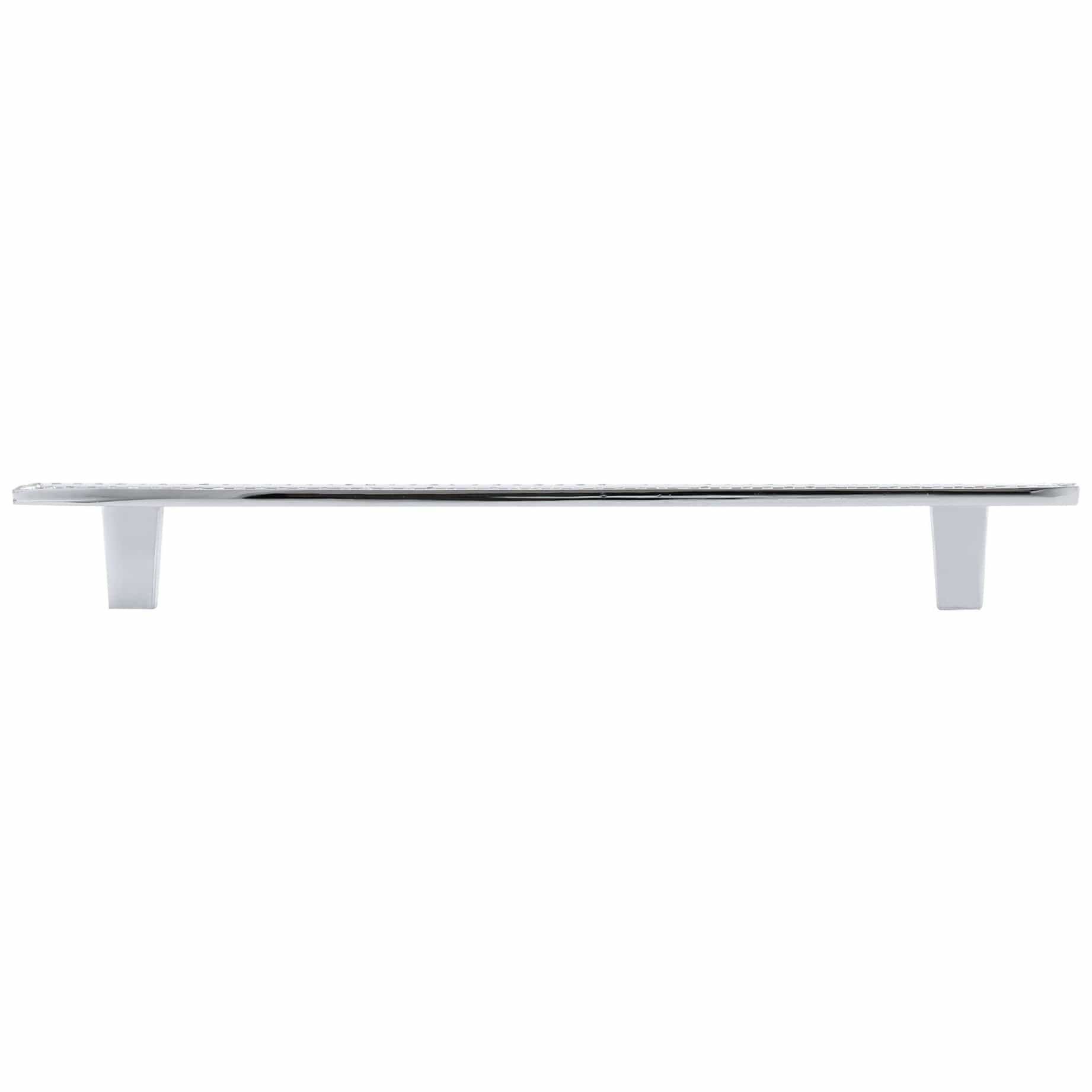 Contemporary Pull, 5-1/16" Center-to-Center, Chrome, Crystal alt 0