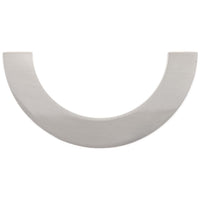 Contemporary Pull, 3-3/4" Center-to-Center, Brushed Nickel alt 0