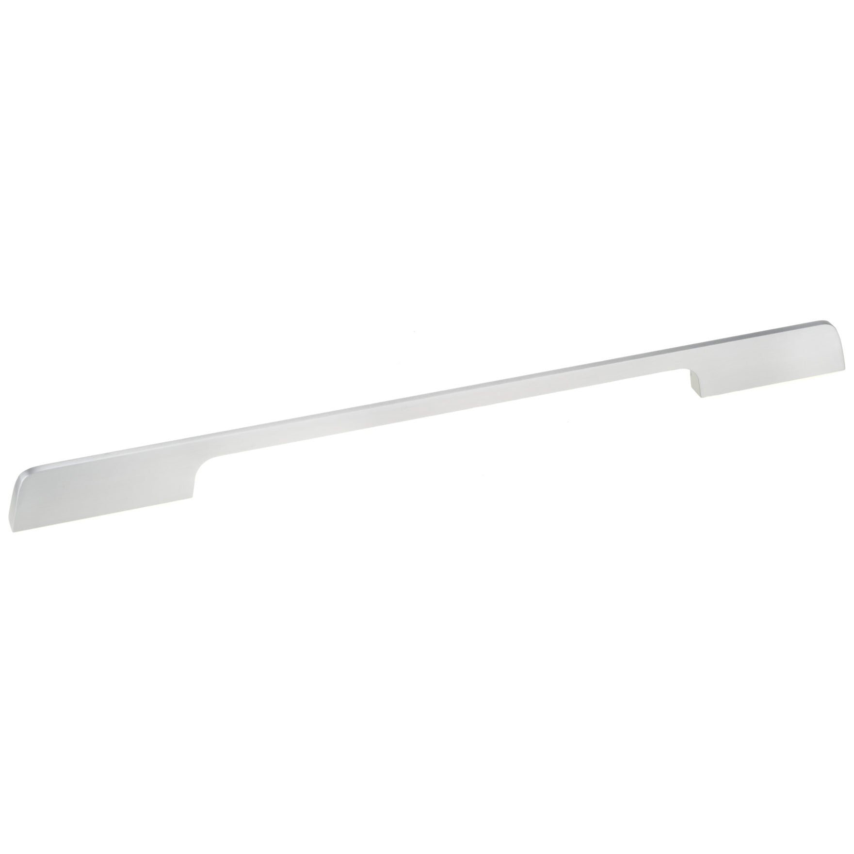 Contemporary Pull, 12-5/8" Center-to-Center, Brushed Matte Chrome alt 0