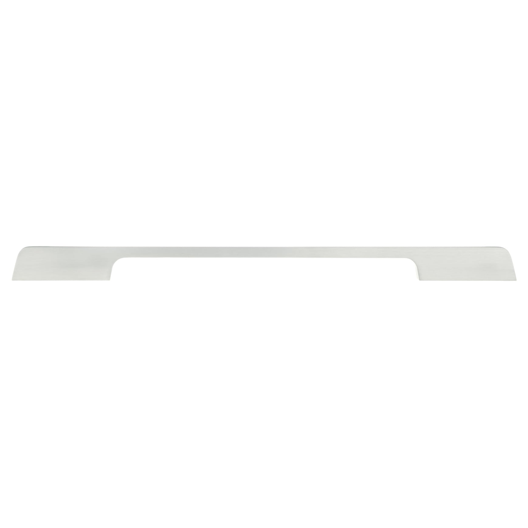 Contemporary Pull, 12-5/8" Center-to-Center, Brushed Matte Chrome alt 0