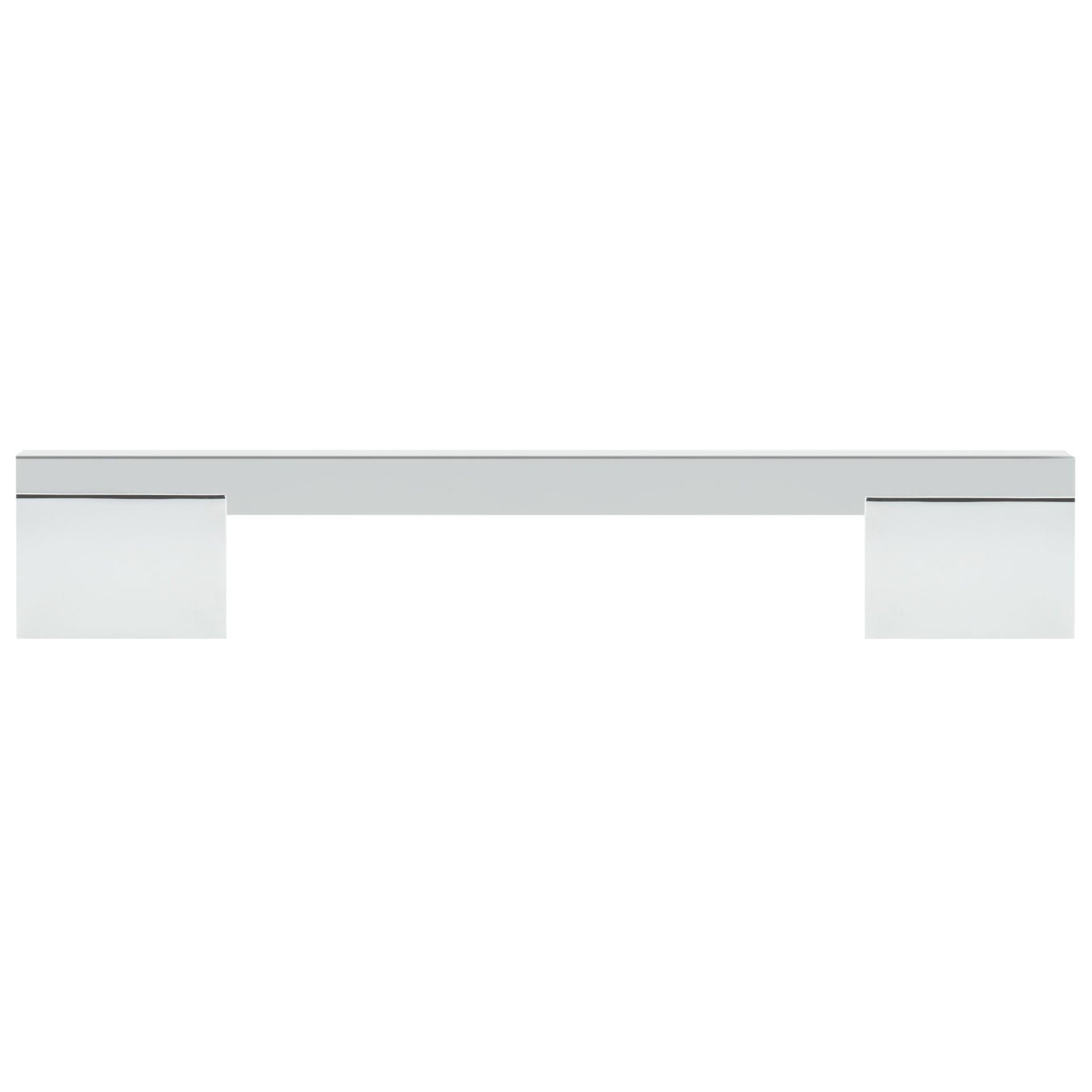 Contemporary Pull, 7-9/16" Center-to-Center, Chrome alt 0