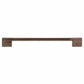 Contemporary Pull, 12-5/8" Center-to-Center, Oriental Bronze alt 0