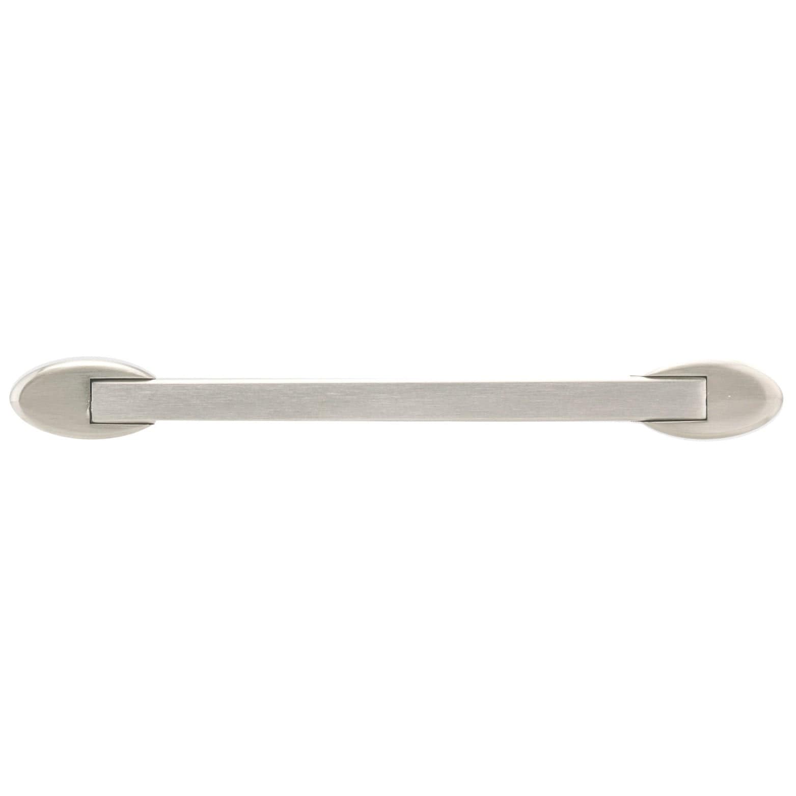Contemporary Pull, 3-3/4" Center-to-Center, Brushed Nickel alt 0