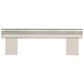 Contemporary Pull, 3" Center-to-Center, Brushed Nickel alt 0