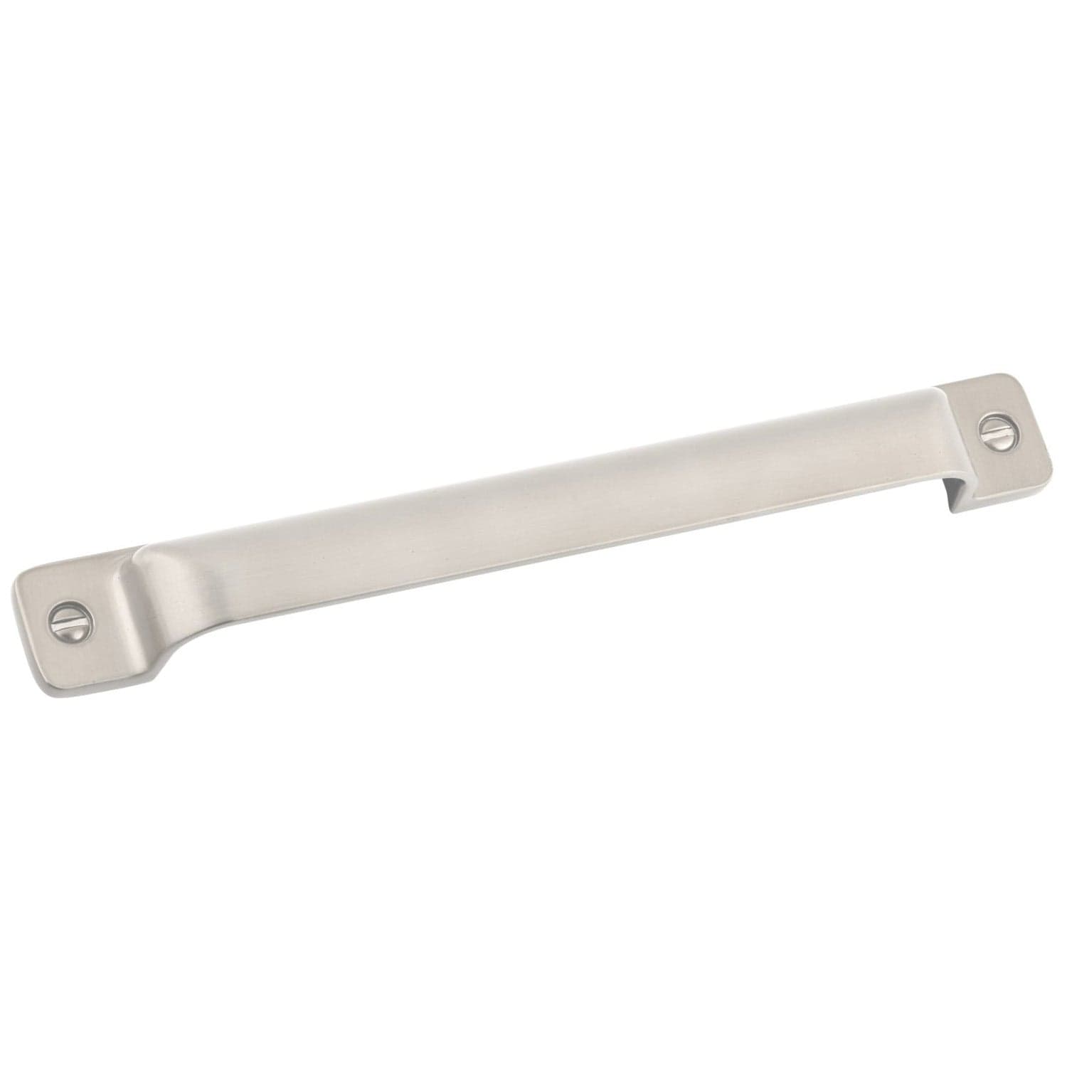 Transitional Cup Pull, 7-9/16" Center-to-Center, Brushed Nickel alt 0