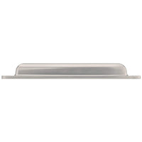 Transitional Cup Pull, 7-9/16" Center-to-Center, Brushed Nickel alt 0