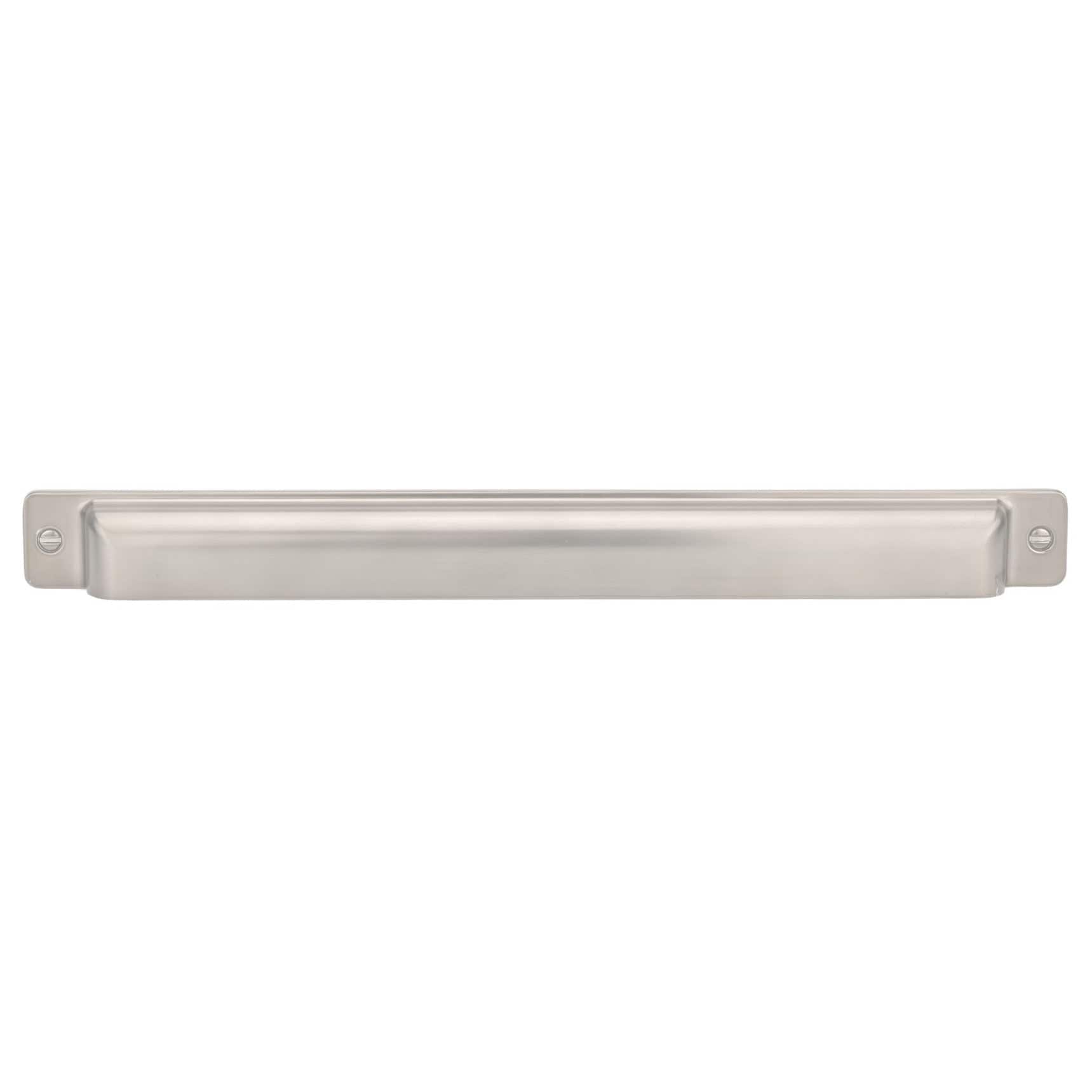 Transitional Pull, 12-5/8" Center-to-Center, Brushed Nickel alt 0