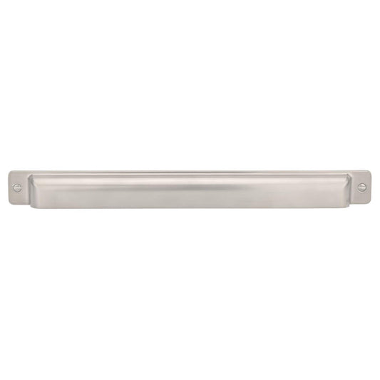 Transitional Pull, 12-5/8" Center-to-Center, Brushed Nickel alt 0