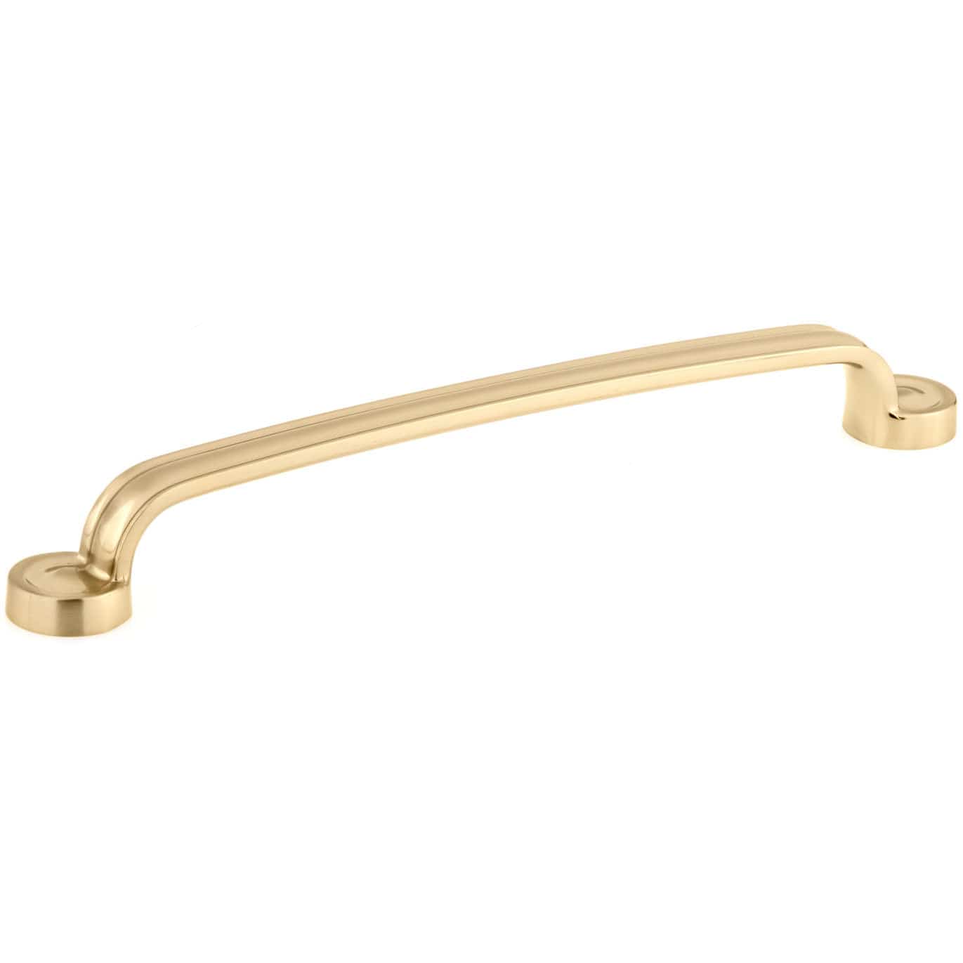 Traditional Pull, 7-9/16" Center-to-Center, Satin Brass alt 0