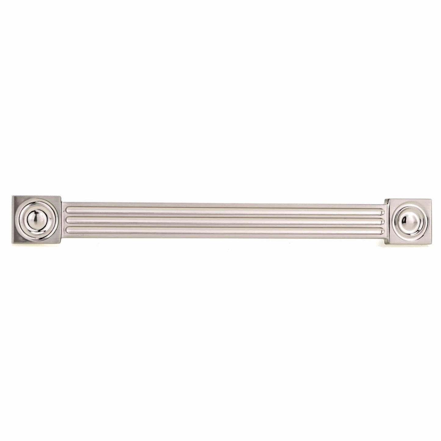 Transitional Pull, 7-9/16" Center-to-Center, Brushed Nickel alt 0