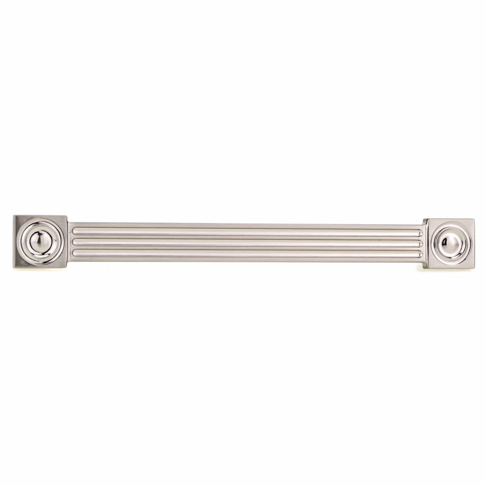 Transitional Pull, 7-9/16" Center-to-Center, Brushed Nickel alt 0