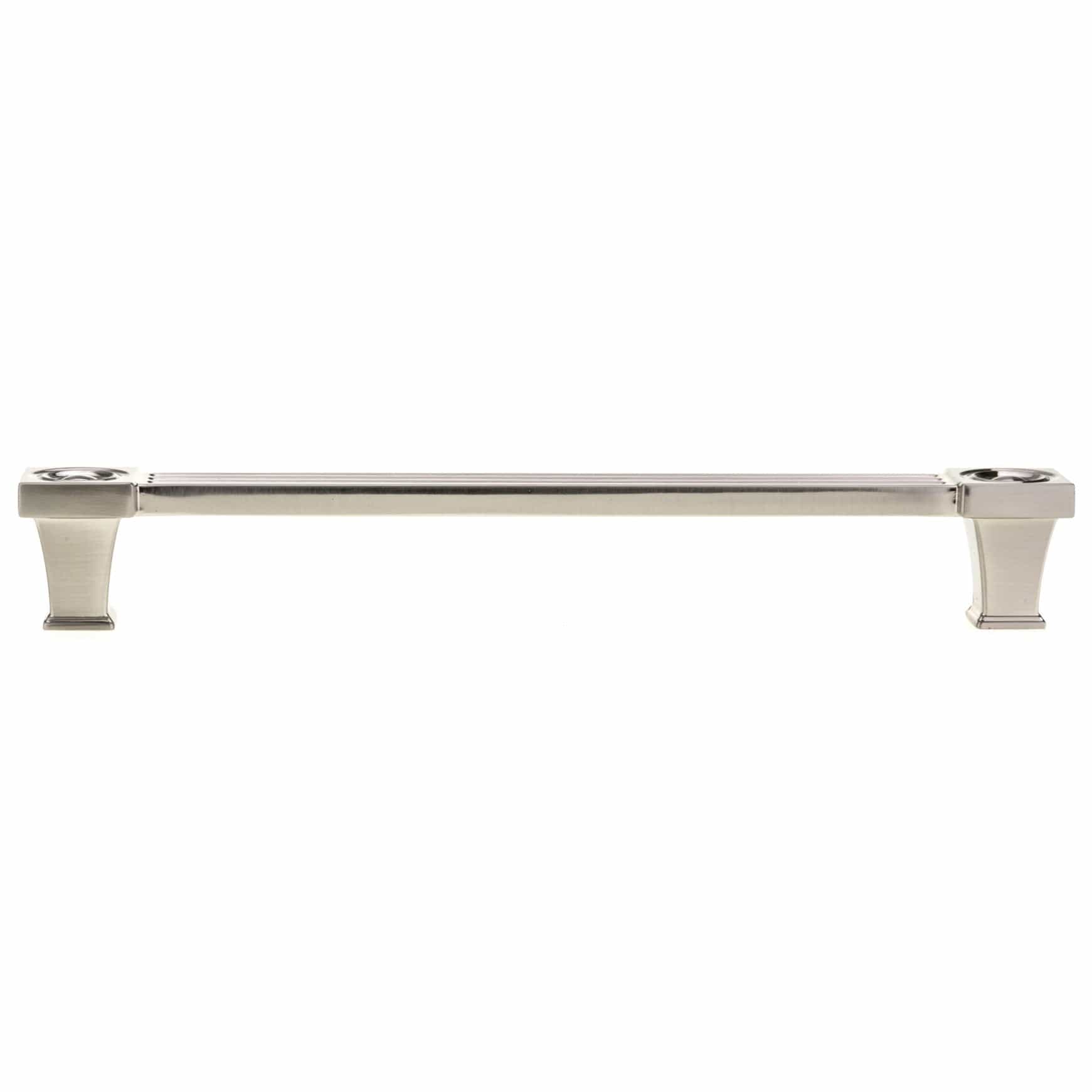 Transitional Pull, 7-9/16" Center-to-Center, Brushed Nickel alt 0