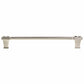 Transitional Pull, 7-9/16" Center-to-Center, Brushed Nickel alt 0