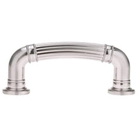 Traditional Pull, 3" Center-to-Center, Brushed Nickel alt 0
