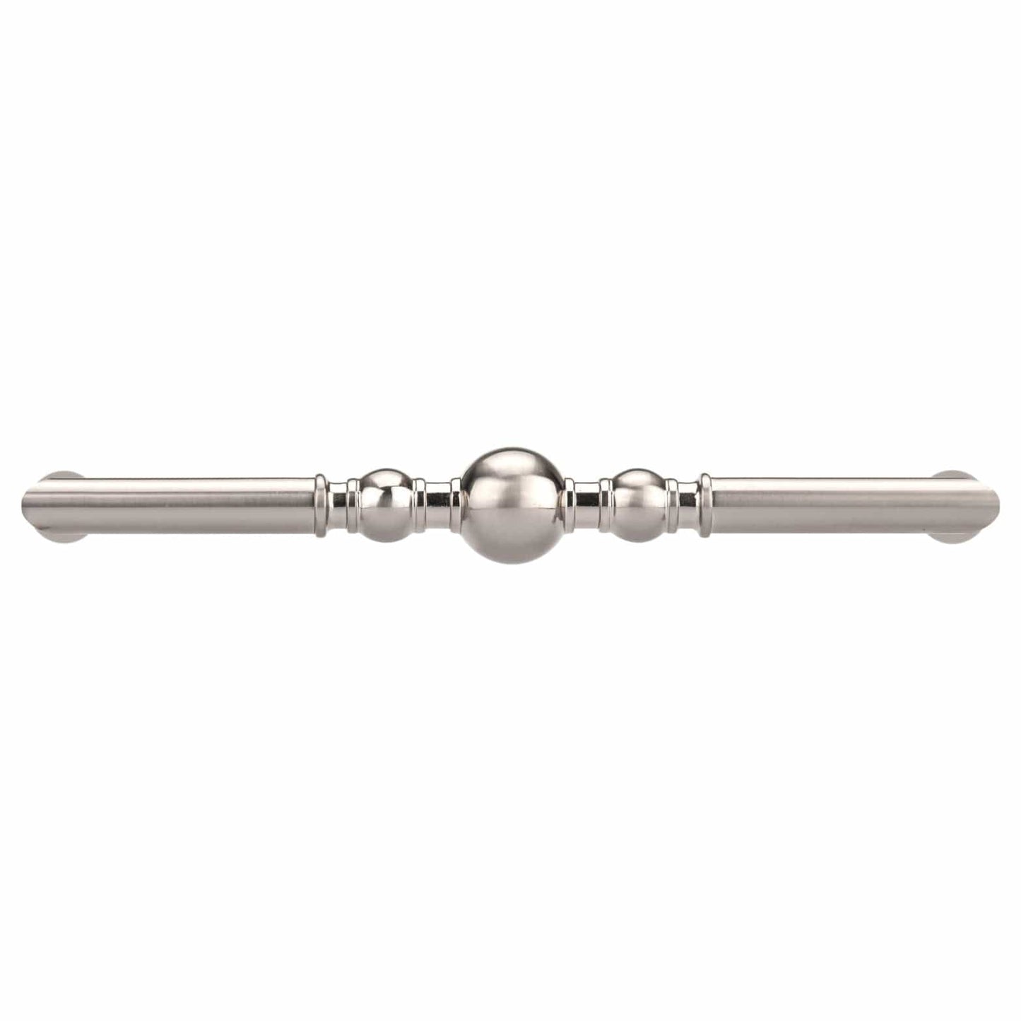 Traditional Pull, 12-5/8" Center-to-Center, Brushed Nickel alt 0