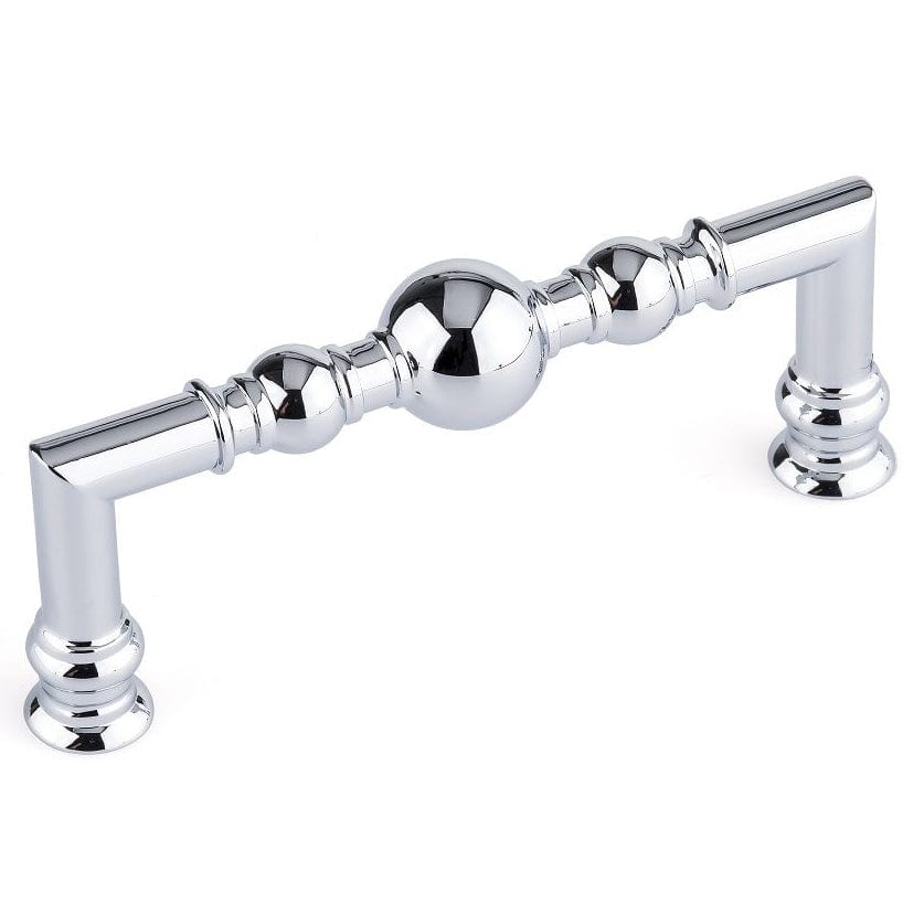 Traditional Pull, 3-3/4" Center-to-Center, Chrome alt 0