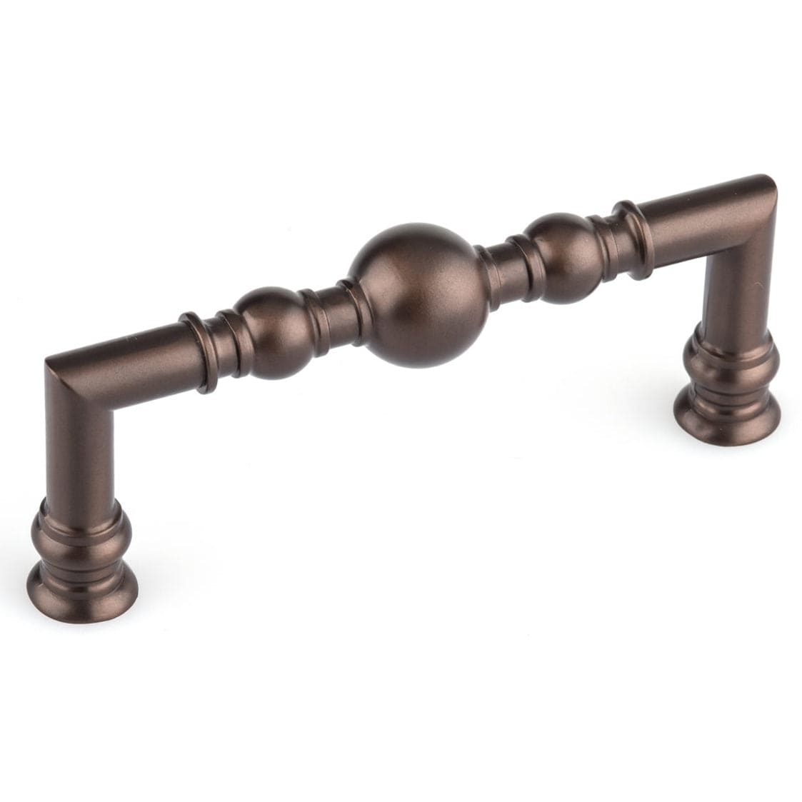 Traditional Pull, 3-3/4" Center-to-Center, Honey Bronze alt 0