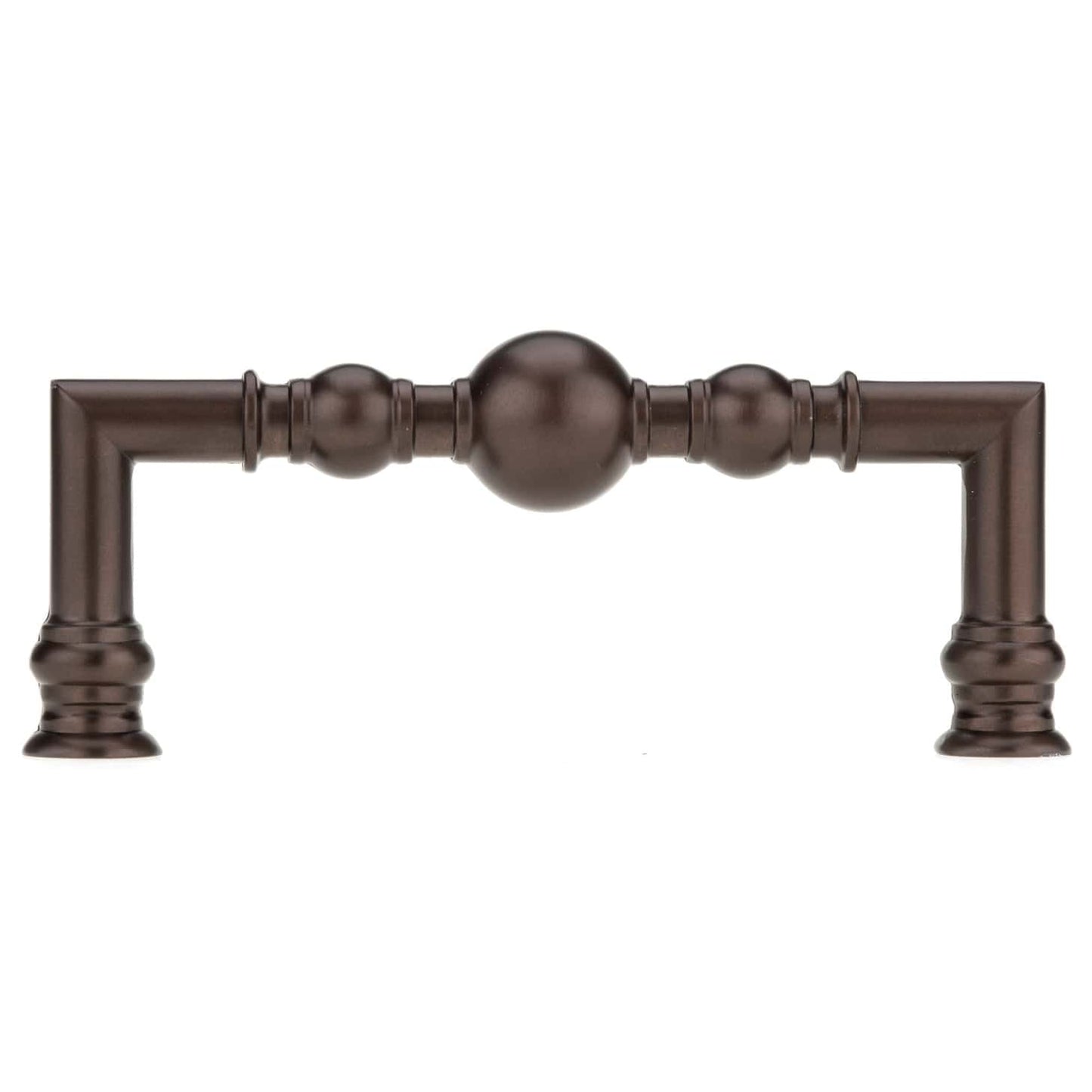 Traditional Pull, 3-3/4" Center-to-Center, Honey Bronze alt 0