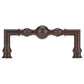 Traditional Pull, 3-3/4" Center-to-Center, Honey Bronze alt 0