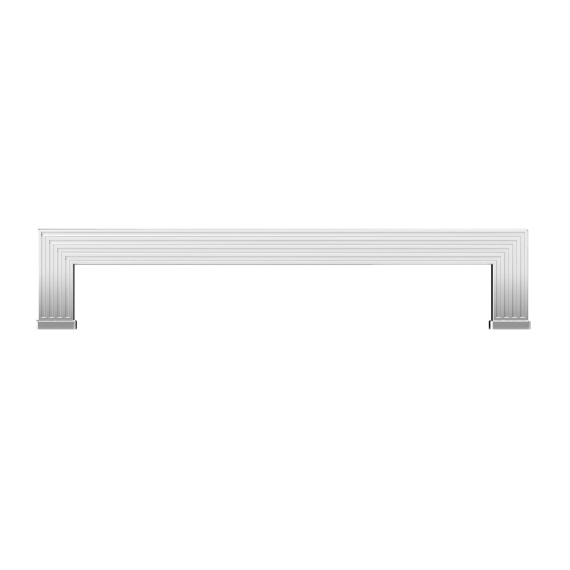 Transitional Pull, 7-9/16" Center-to-Center, Chrome alt 0