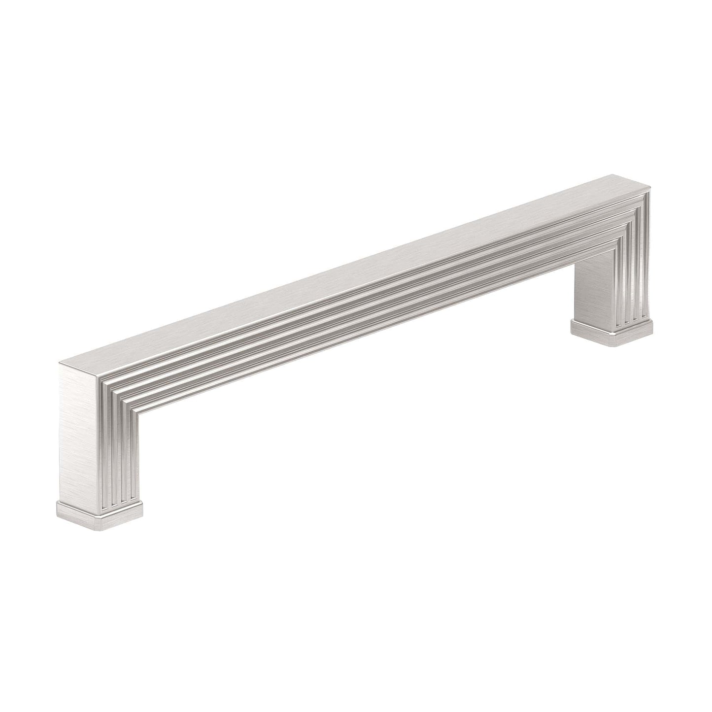 Transitional Pull, 7-9/16" Center-to-Center, Brushed Nickel alt 0