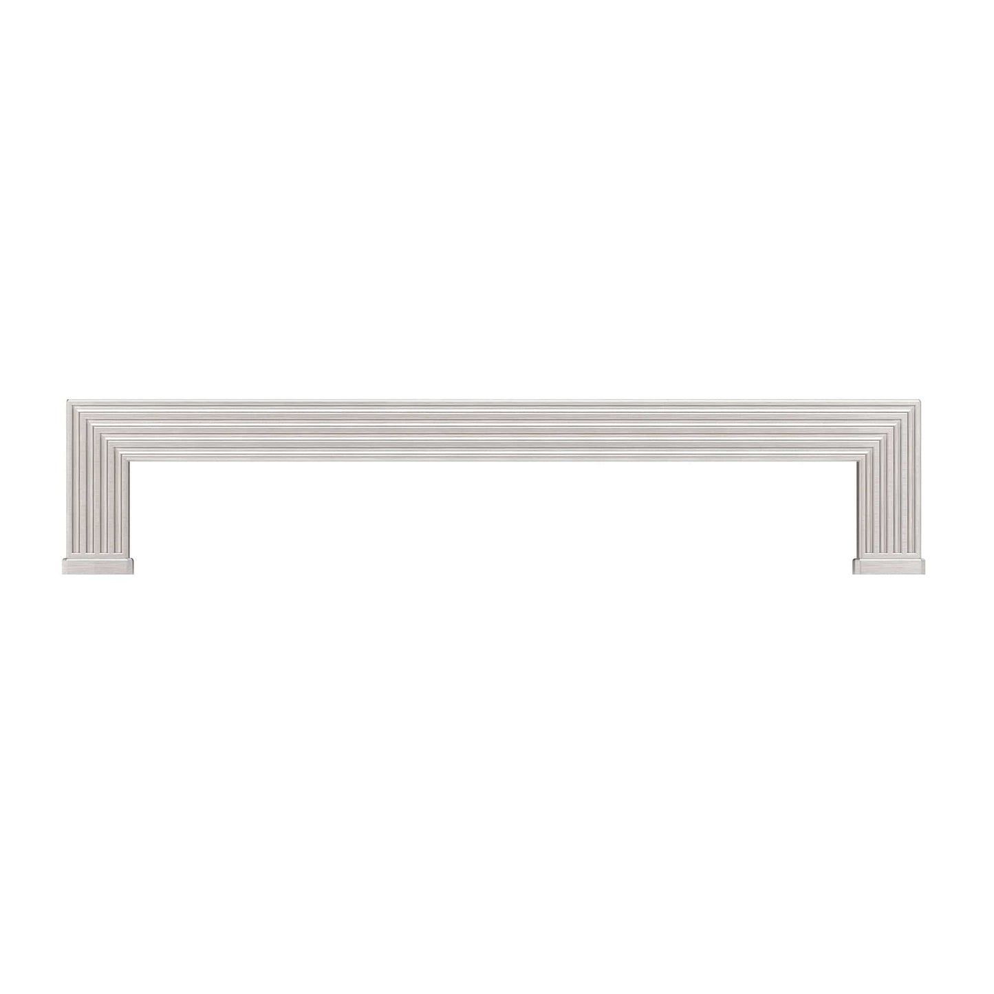 Transitional Pull, 7-9/16" Center-to-Center, Brushed Nickel alt 0