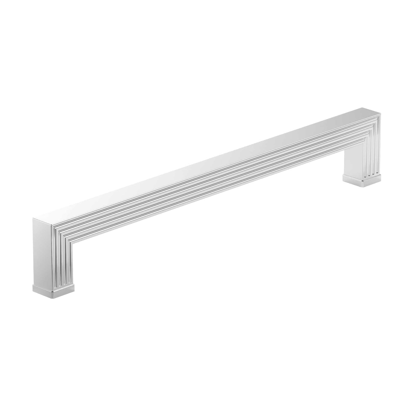 Transitional Pull, 12-5/8" Center-to-Center, Chrome alt 0