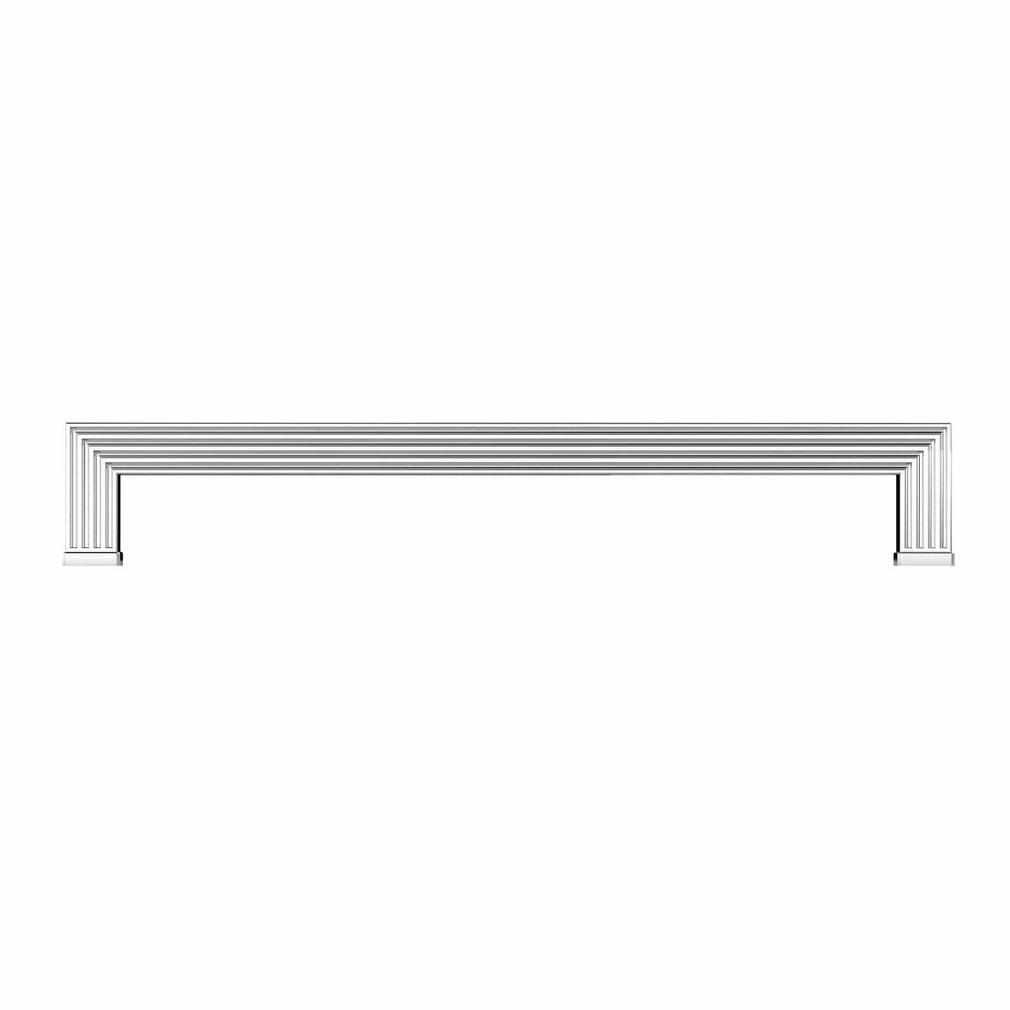 Transitional Pull, 12-5/8" Center-to-Center, Chrome alt 0