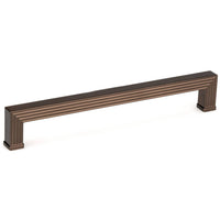 Transitional Pull, 12-5/8" Center-to-Center, Honey Bronze alt 0