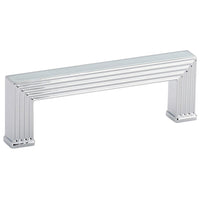 Transitional Pull, 3-3/4" Center-to-Center, Chrome alt 0