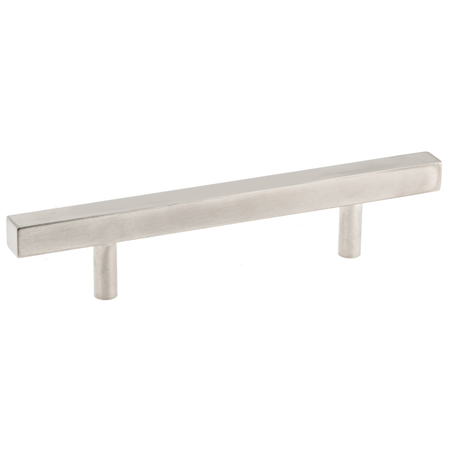 Contemporary Pull, 3-1/2" Center-to-Center, Brushed Nickel alt 0