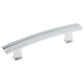 Transitional Pull, 3-3/4" Center-to-Center, Chrome alt 0