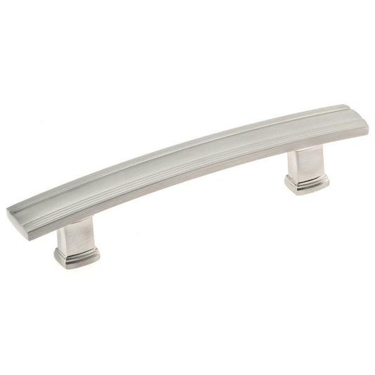 Transitional Pull, 3-3/4" Center-to-Center, Brushed Nickel alt 0