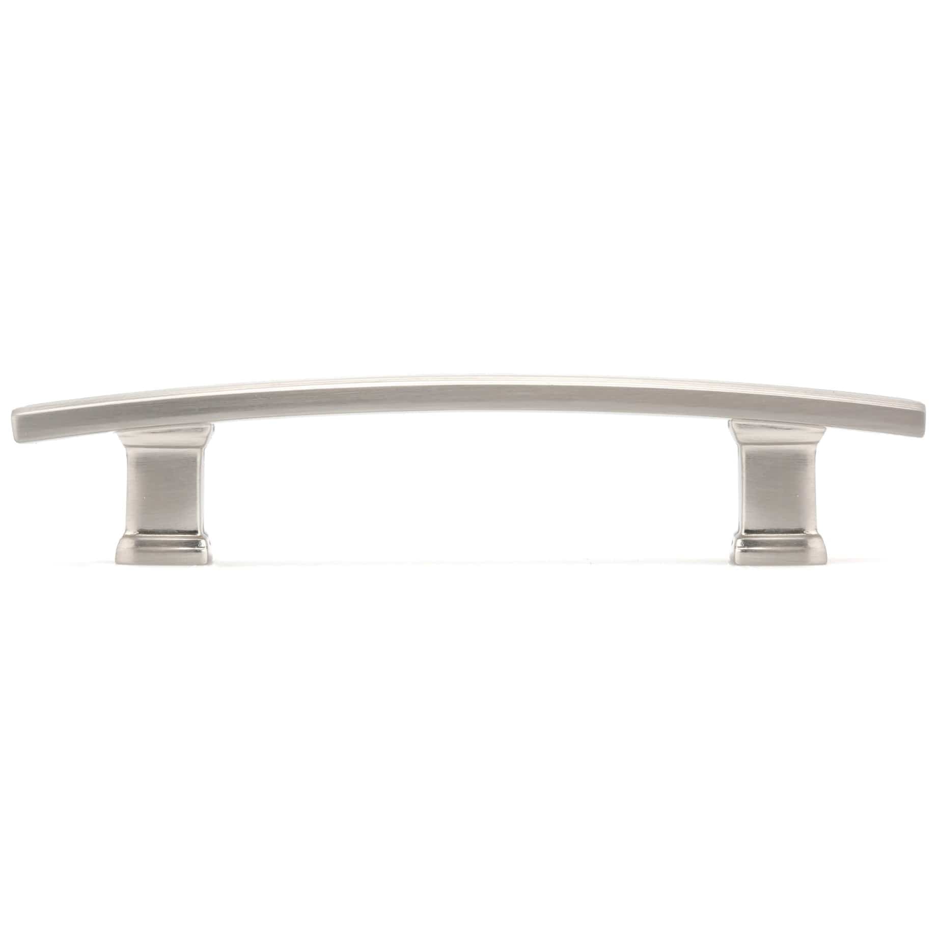 Transitional Pull, 3-3/4" Center-to-Center, Brushed Nickel alt 0