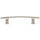 Transitional Pull, 3-3/4" Center-to-Center, Brushed Nickel alt 0