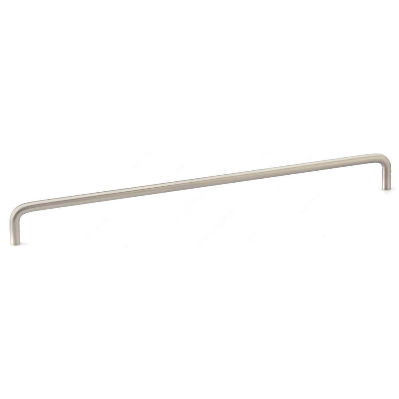 Contemporary Pull, 12-5/8" Center-to-Center, Brushed Nickel alt 0