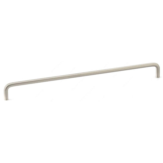 Contemporary Pull, 12-5/8" Center-to-Center, Brushed Nickel alt 0
