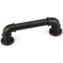 Eclectic Barn Door Pull, 6-5/16" Center-to-Center, Matte Black alt 0