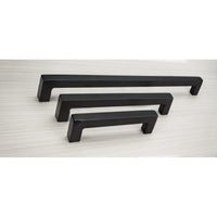 Traditional Pull, 7-9/16" Center-to-Center, Matte Black alt 0
