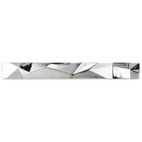 Contemporary Pull, 7-9/16" Center-to-Center, Chrome alt 0