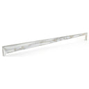 Contemporary Pull, 12-5/8" Center-to-Center, Brushed Industrial White alt 0