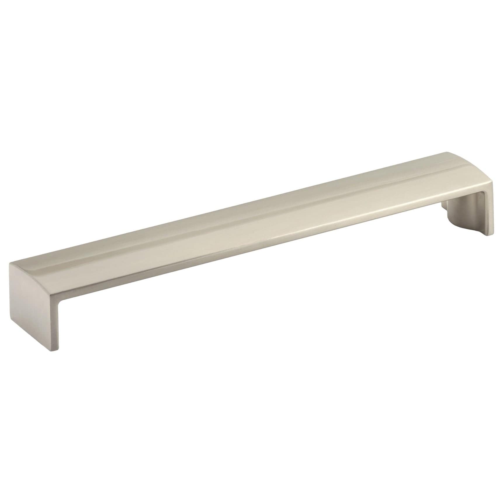 Contemporary Pull, 7-9/16" Center-to-Center, Brushed Nickel alt 0
