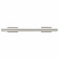 Contemporary Pull, 3" Center-to-Center, Brushed Nickel alt 0