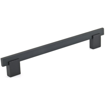 Contemporary Pull, 7-9/16" Center-to-Center, Matte Black alt 0