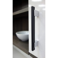 Contemporary Pull, 12-5/8" Center-to-Center, Brushed Nickel alt 0