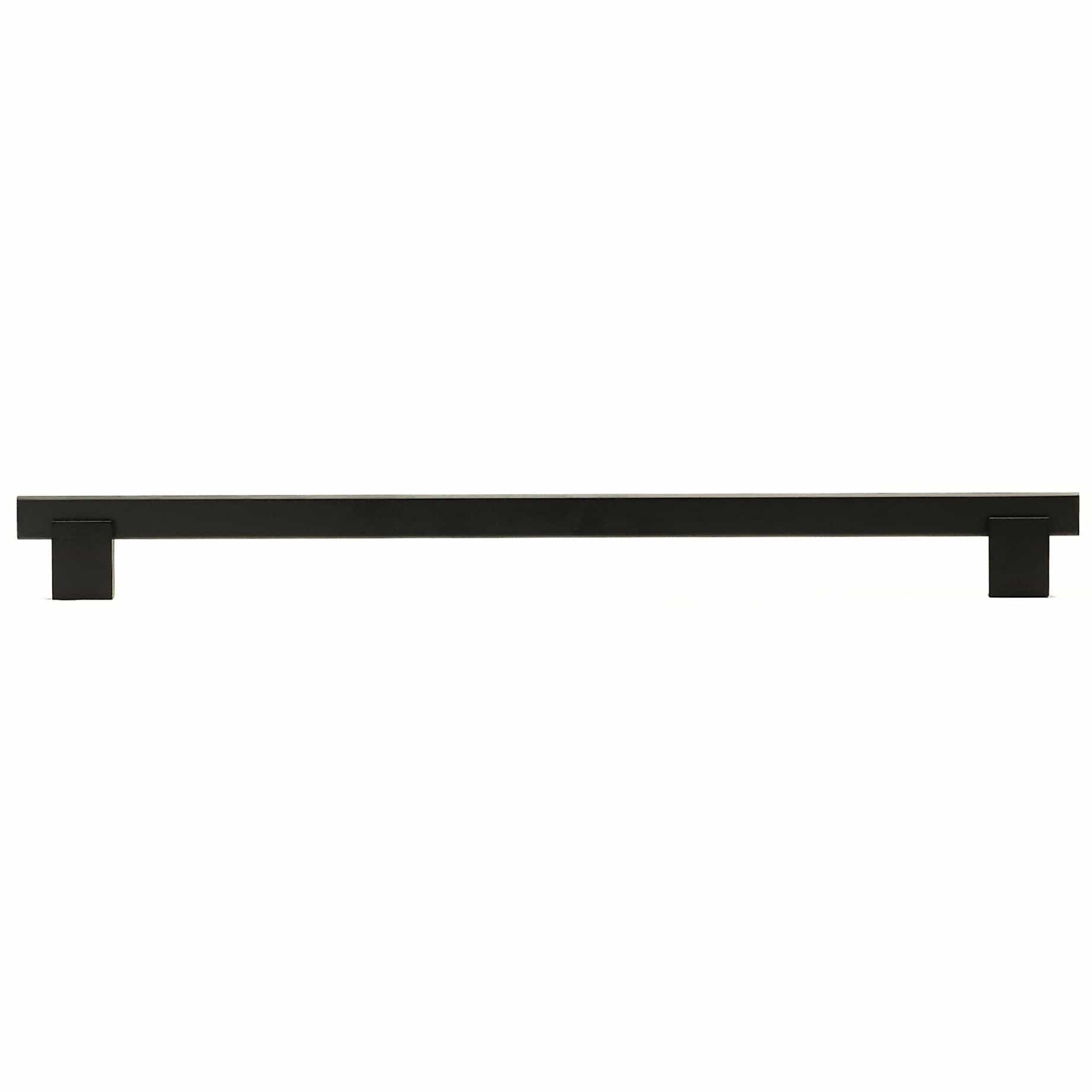 Contemporary Pull, 12-5/8" Center-to-Center, Matte Black alt 0
