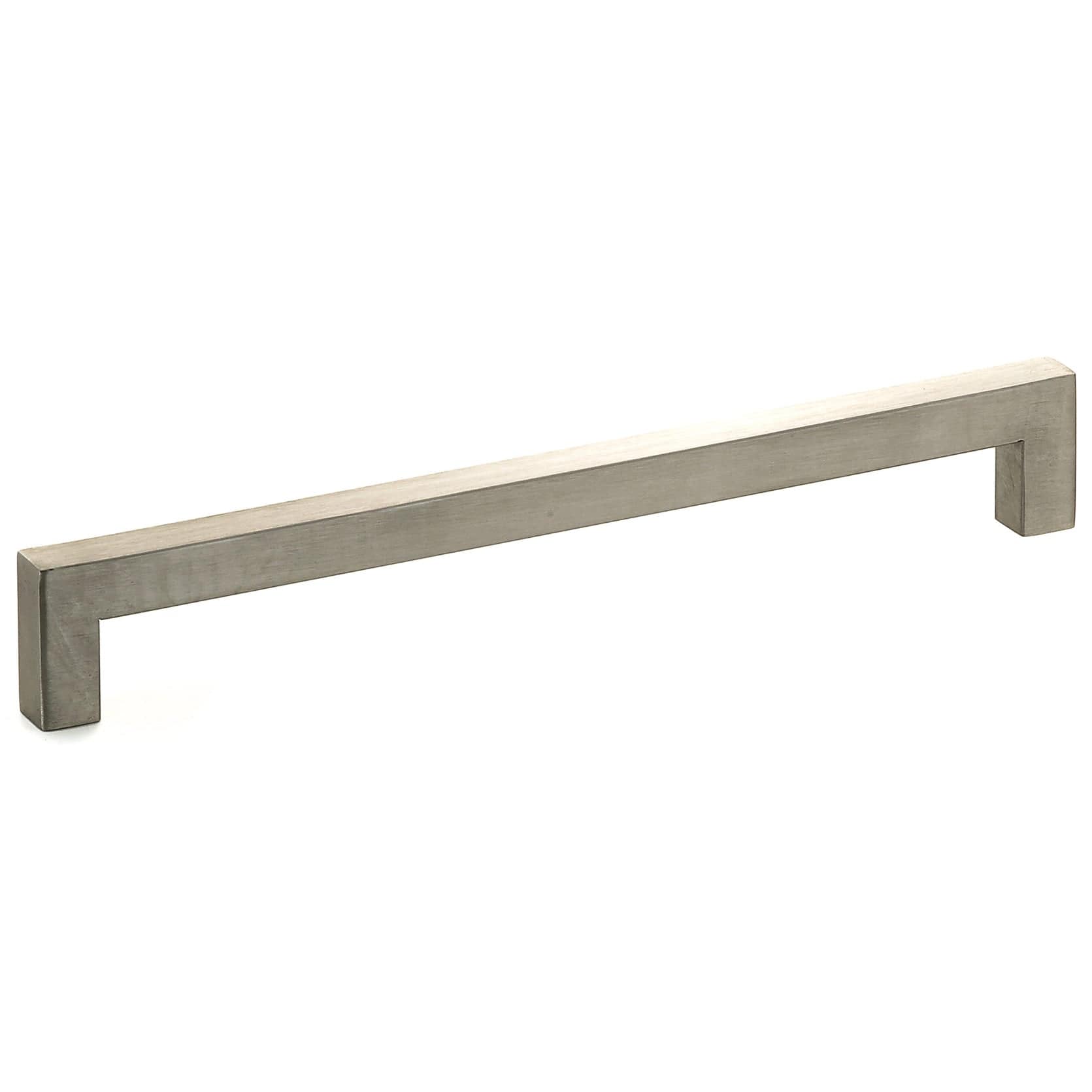 Contemporary Pull, 10-1/8" Center-to-Center, Stainless Steel alt 0
