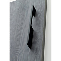 Contemporary Pull, 30-1/4" Center-to-Center, Matte Black alt 0