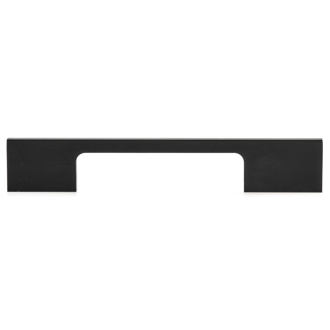 Contemporary Pull, 3-3/4" Center-to-Center, Matte Black alt 0